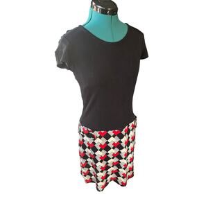 Y2K retro 60s inspired drop waist Ann Taylor Loft dress.